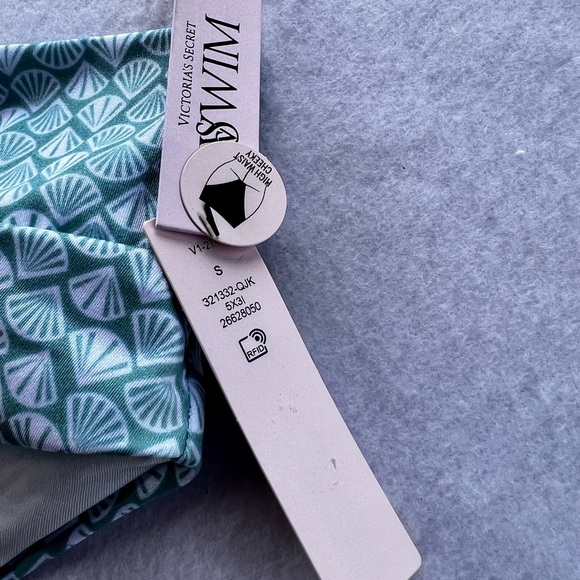 PINK Victoria’s Secret Swim - Green/White - Picture 8 of 11